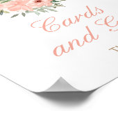 Teegebäck Party Brautparty Karten und Geschenke Poster (Ecke)