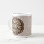 Teegefärbtes Mandala • Tasse (Vorderseite Links)