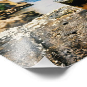 Teeglaste mit Landschaftlichem Küstengrund Fotodruck (Ecke)