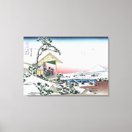 Teehaus in Koishikawa Leinwanddruck