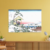 Teehaus in Koishikawa Leinwanddruck (Insitu (Wohnzimmer))