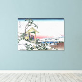 Teehaus in Koishikawa Leinwanddruck (Insitu (Holzboden))