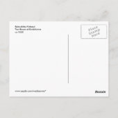 Teehaus Koishikawa Postkarte (Rückseite)