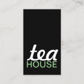 Teehaus-Lochkarte Treuekarte (Vorderseite)