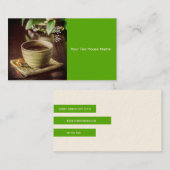 Teehaus Visitenkarte (Vorne/Hinten)