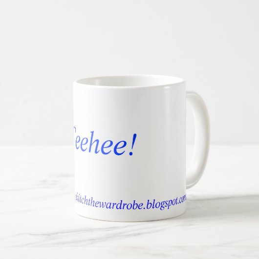 Teehee! , http://kellysthelyingthebitchthewardro.. kaffeetasse (VorderseiteRechts)