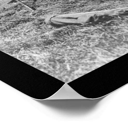 Teeing Off Ice Golf 1926 Poster (Ecke)