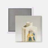 Teekadine aus Pampferware Magnet (Vorderseite/Rückseite)