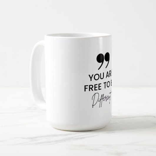 Teekaffee-Tasse mit Inspiration Kaffeetasse (Vorderseite Links)