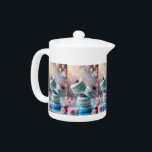 Teekanne<br><div class="desc">Fügen Sie Ihrem Tee-Programm eine Touch Pariser Charme hinzu mit unserer Sweet Macaronis Keramik Teekanne. Dieses Teekessel mit einem zauberhaften, pastellfarbenen Makaronis-Design umhüllt von einem glatten, glänzenden Finish ist perfekt für jeden, der ein bisschen Süße in seinem Tag Lieben.</div>
