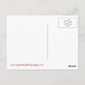 Teekanne aus Messing, eine Tasse Tee und Marmelade Postkarte (Rückseite)