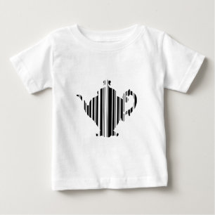 TEEKANNE BAR CODE Teekanne Barcode-Musterdesign Baby T-shirt