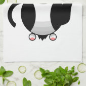 Teekanne, die wie ein Pinguin aussieht Geschirrtuch (Gefaltet)