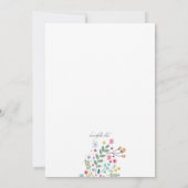 Teekanne-Einladung Einladung (Rückseite)