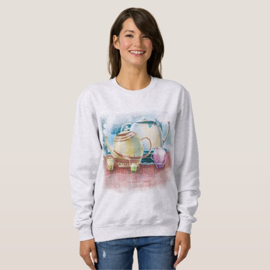Teekanne-Familie 2 Sweatshirt (Vorne ganz)