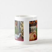 Teekanne gefüllt mit Pelargonien Kaffeetasse (Mittel)