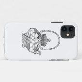 Teekanne-Gekritzel Case-Mate iPhone Hülle (Rückseite (Horizontal))