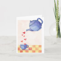 Teekanne Liebe - Note Card