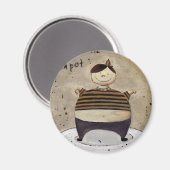Teekanne Magnet (Vorderseite/Rückseite)