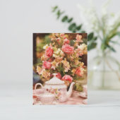 Teekanne - Mehr Tee Milady Postkarte (Stehend Vorderseite)