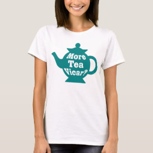 Teekanne - Mehr Tee Vicar? - Aquamarin und weiß