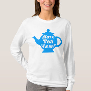 Teekanne - Mehr Tee Vicar? - Mittelblau und weiß