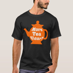 Teekanne - Mehr Tee Vicar? - Orange und Weiß