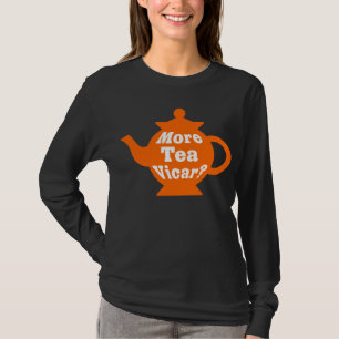 Teekanne - Mehr Tee Vicar? - Orange und Weiß