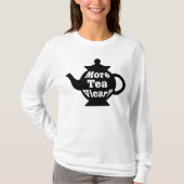 Teekanne - Mehr Tee Vicar? - Schwarz und Weiß (Vorderseite)