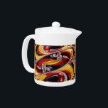 Teekanne mit belgischer Farbgestaltung<br><div class="desc">Lassen Sie sich mit unserem exklusiven Teekessel mit einem lebendigen Design in den ikonischen Farben Belgiens eine Touch belgischen Stolzes in Ihre Teezeit einführen! Der Teekessel ist mehr als nur ein funktionales Stück - er ist eine Feier des belgischen Kulturerbes. Die auffallenden Farben Schwarz, Gelb und Rot der belgischen Flagge...</div>