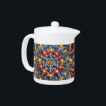 Teekanne mit rumänischem Farbdesign<br><div class="desc">Entspannen Sie in unserem exklusiven Teekessel mit modernem abstraktem Design in den lebhaften Farben Rumäniens! Dieser Teekessel, der mit viel Liebe zum Detail gestaltet wurde, ist mehr als nur ein funktioneller Gegenstand, er ist eine Feier des rumänischen Erbes, der kulturellen Stolz mit zeitgenössischem künstlerischen Flair verbindet. Das auffallende abstrakte Design...</div>