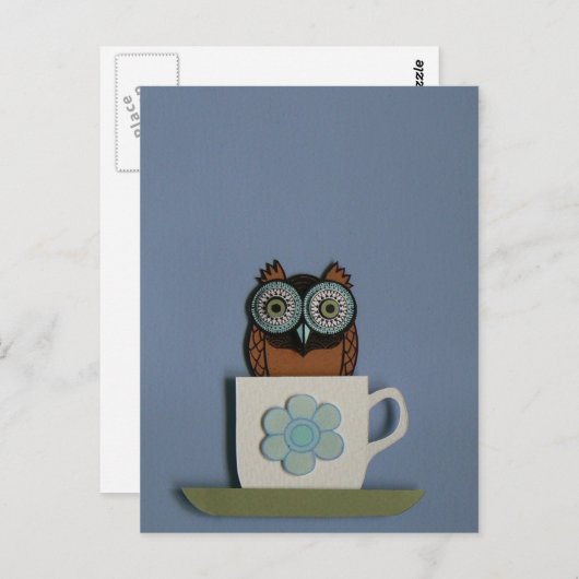 Teekanne Postkarte (Vorne/Hinten)