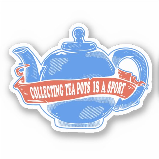 Teekanne sammeln Teekanne Aufkleber (Vorderseite)