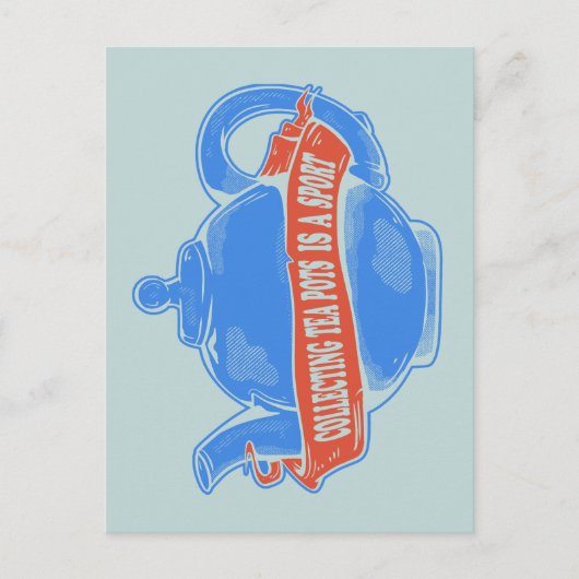 Teekanne sammeln Teekanne Postkarte (Vorderseite)