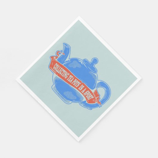 Teekanne sammeln Teekanne Serviette (Ecke)