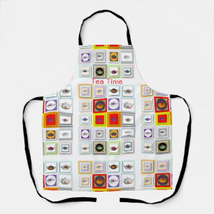 Teekanne überall schürze