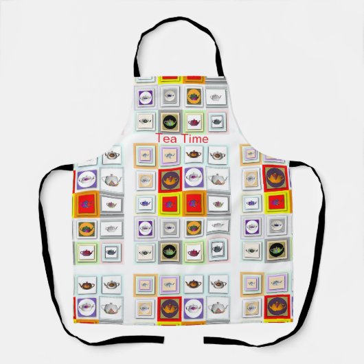 Teekanne überall schürze (Vorderseite)