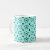 Teekanne und Botanik Kaffeetasse (Vorderseite Links)