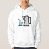 Teekanne und Tasse Hoodie (Vorderseite)