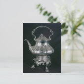 Teekanne und Wasserkocher mit Lampenständer und Br Postkarte (Stehend Vorderseite)