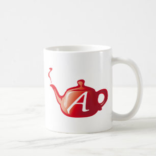 Teekanne von Russell zerteilt Kaffeetasse