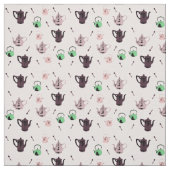 Teekannemustergewebe Stoff (Muster)