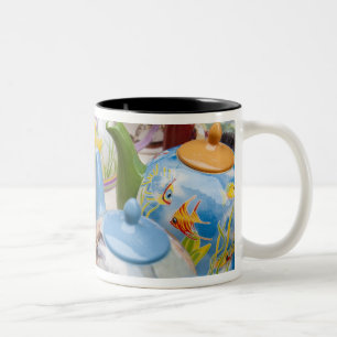 Teekannen zum Verkauf in Leipzig, Deutschland Zweifarbige Tasse
