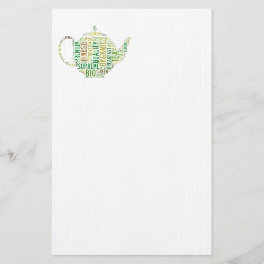 Teekatalog Briefpapier (Vorderseite)