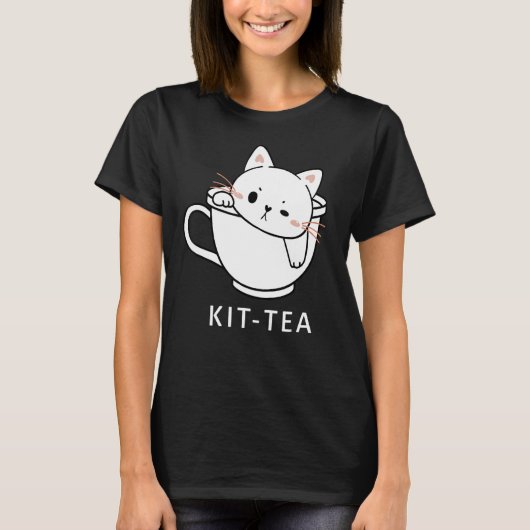 Teekatze Niedlich und Tee der Katze 1 (Vorderseite)