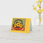 Teekessel Karte (Gelbe Blume)