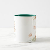 Teekessel & Tee Cups Whimsikale Wildblumen Individ Zweifarbige Tasse (Mittel)