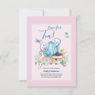 Teekochen Brautparty Teatime Nachmittagstee Einlad