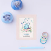 Teekochen Brautparty Teatime Nachmittagstee Einlad Flyer (Einzeln)