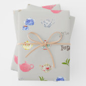 Teekochen und grüne Tee Blätter Tea Lover (Beispiel)